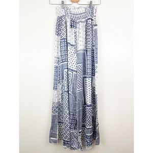 Johnny Was Rinit Pants Silk Pete Greta Mixed Print Wide Leg Size S Small NWT